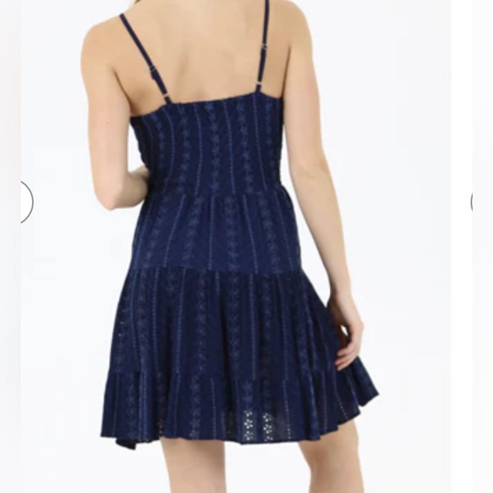 Women’s Twist Front Tiered Dress XL - Picture 3 of 6